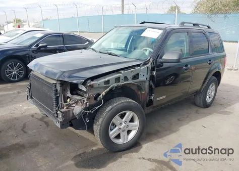 2008 Ford Escape Hybrid z USA, uszkodzony, nr VIN 1FMCU49H18KB27501